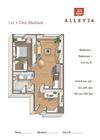 1x1 Den - Renovated